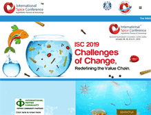 Tablet Screenshot of internationalspiceconference.com